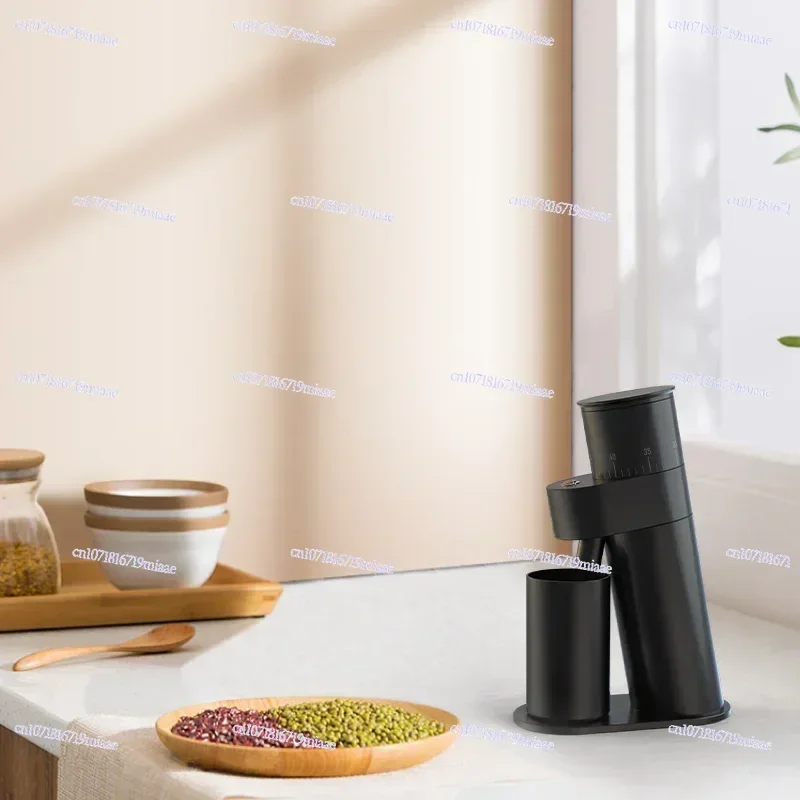 

Household Coffee Grinder Electric Burr One-touch Automatic Grinder with 45 Scales Grinding Selection Coffee Bean Grinder