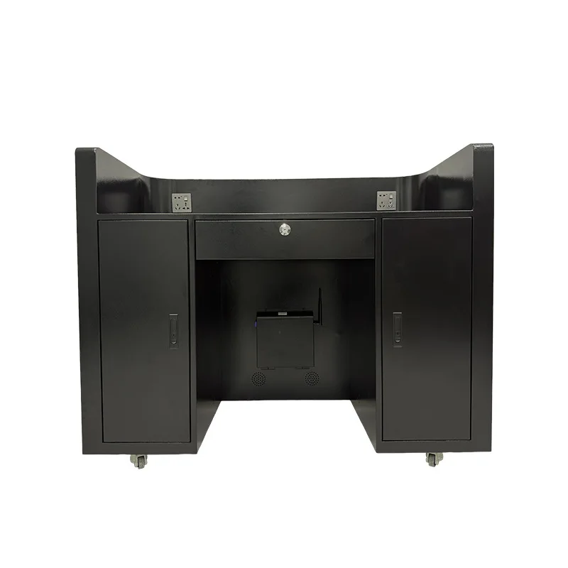 LED front desk screen, hotel dj station, electronic LED display