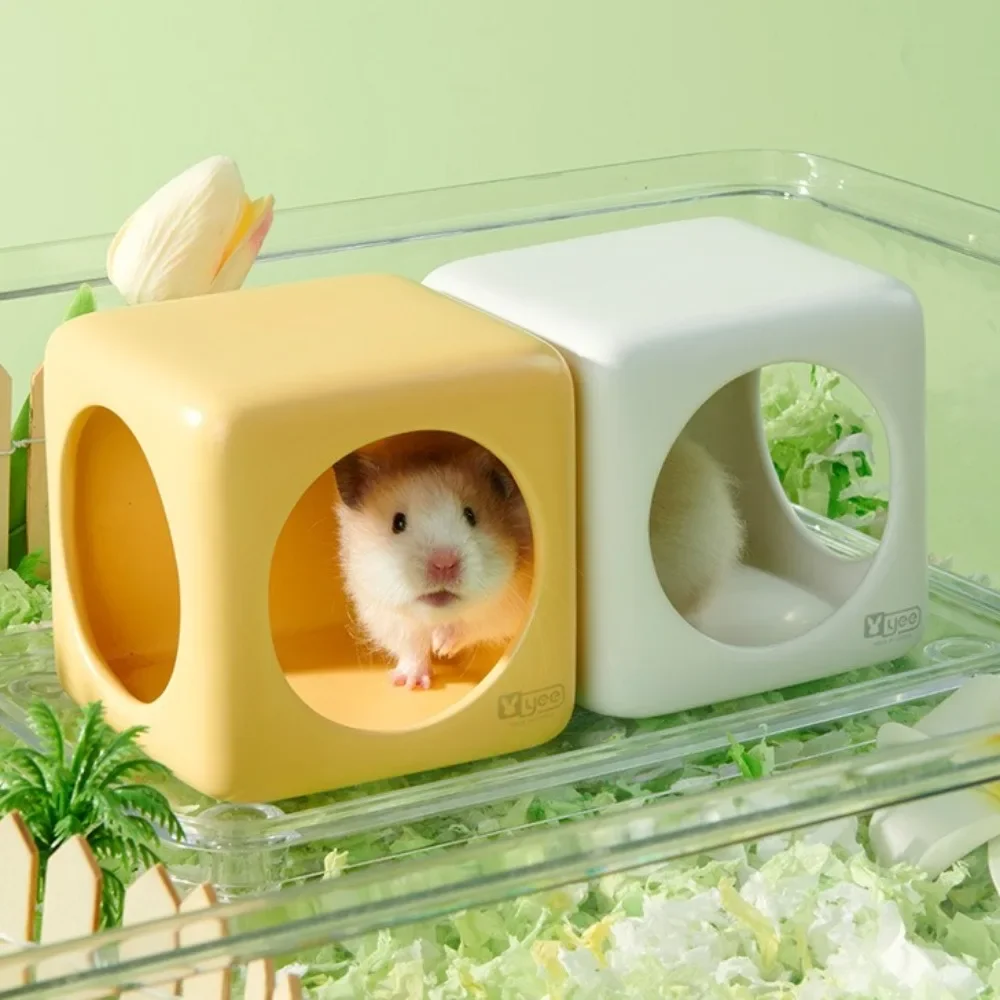Ceramic Hamster Tunnel Nest Bite Resistant Guinea Pigs Tunnel Shelter Easy To Clean Hamster Accessories Small Pet Supplies