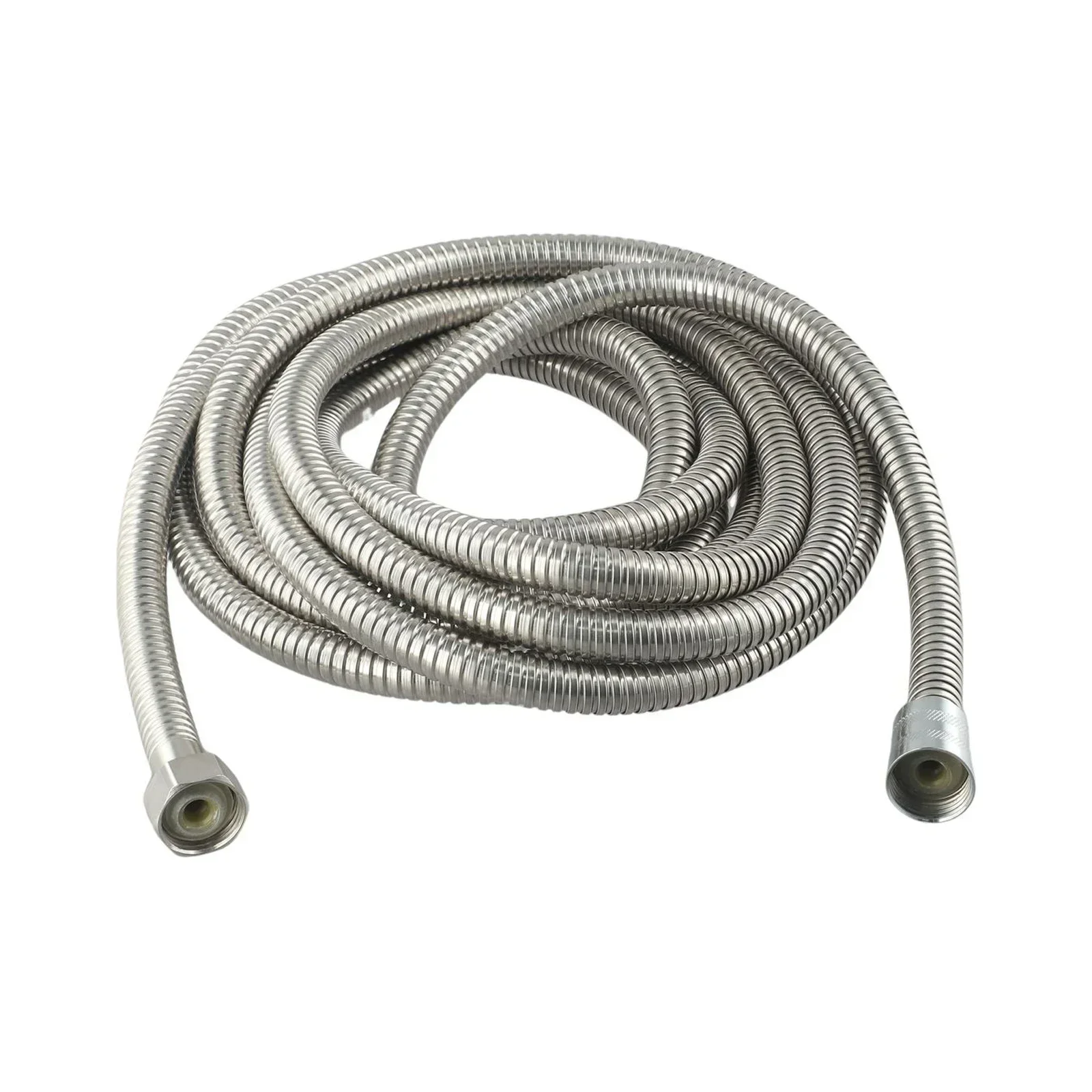 1pc Stainless Steel Flexible Shower Hose3M/4M/5M Shower Water Hose     Extension Plumbing Pipe Pulling Tube Bathroom Accessories