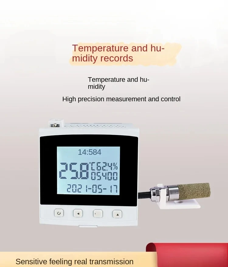 Industrial-Grade Sensor High Precision Temperature Humidity Probe Measurement Remote Control Monitor