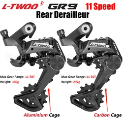 LTWOO GR9 1x11 Speed Bicycle Damping System Rear Derailleur Gravel Bike 11S Carbon Fibre Cage Compatible 50T Cassette