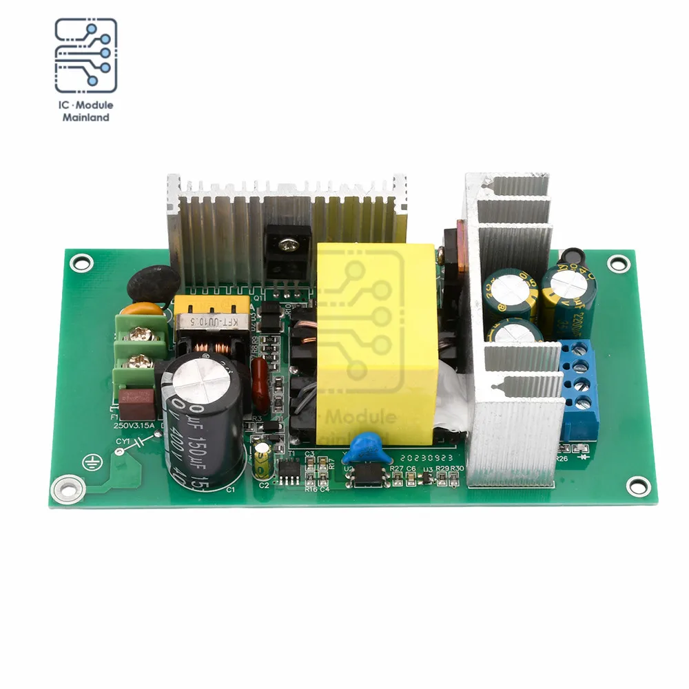 AC110-265V to 24V 8A AC-DC Buck Module 8A 198W Buck Transformer Overload Protection Switching Power Supply Module