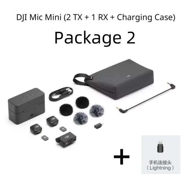 NONE DJI MIC mini Kleines, ultraleichtes, diskretes, hochwertiges Audio mit stabiler Übertragung, original, brandneu auf Lager 3