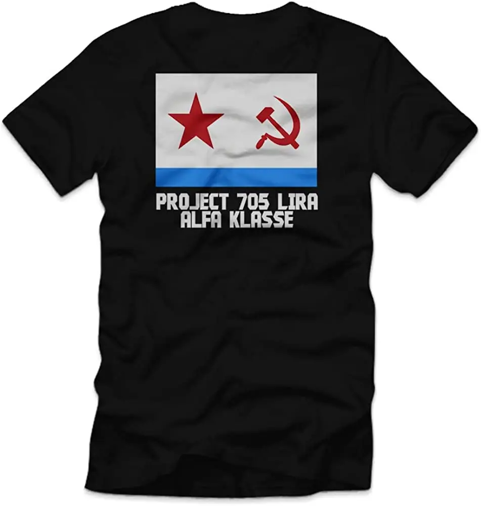 Project 705 Lira Class Submarine Soviet Union Russia Submarine Men T-Shirt Short Sleeve Casual Cotton O-Neck Summer Shirts