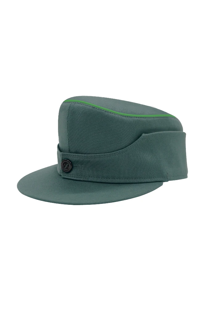 

GHFF-022-SCP WWII German Police Schutzpolizei Gabardine M44 Field Cap Piped