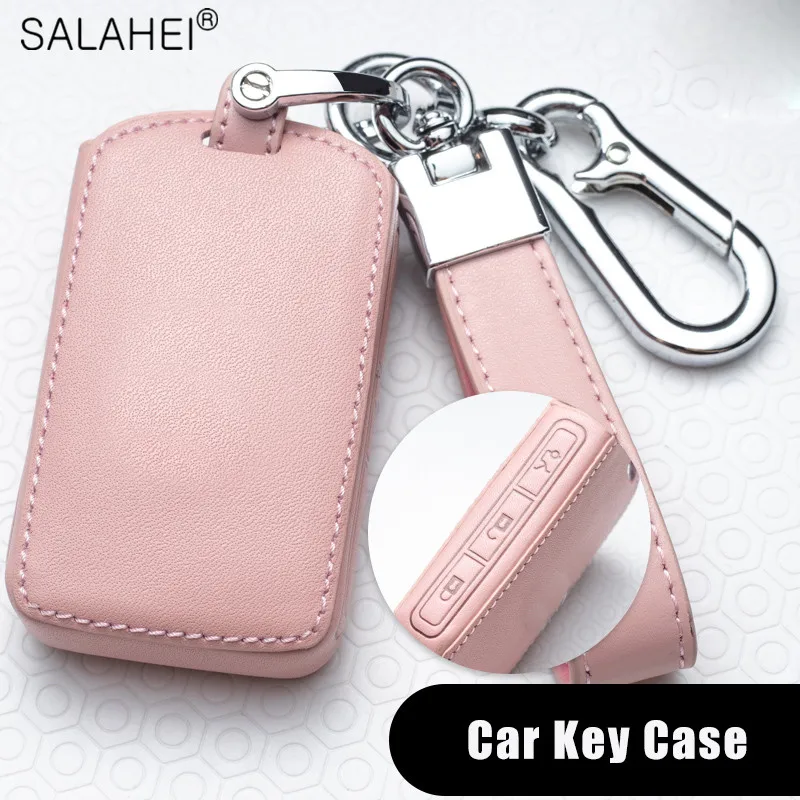 Leather Car Remote Case Full Cover Protector Shell For Volvo XC40 XC60 S90 XC90 V90 2017 2018 T5 T6 2015 2016 T8 Key Assesories