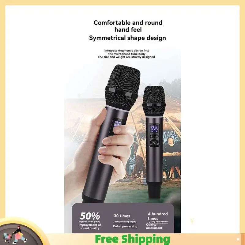 

X08A 2.4G Handheld Microphone Performance Microphone For Karaoke Live Party Show Meeting