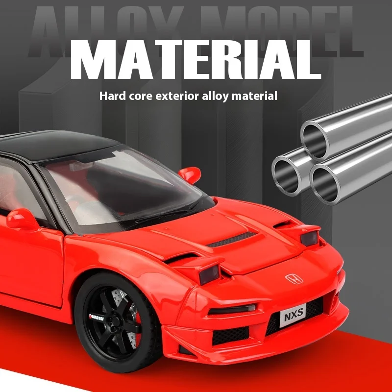 1:32 Honda NSX NA1 Supercar Racing Sports Alloy Metal Diecast Model Car Sound & Light Collection Simulation Gifts