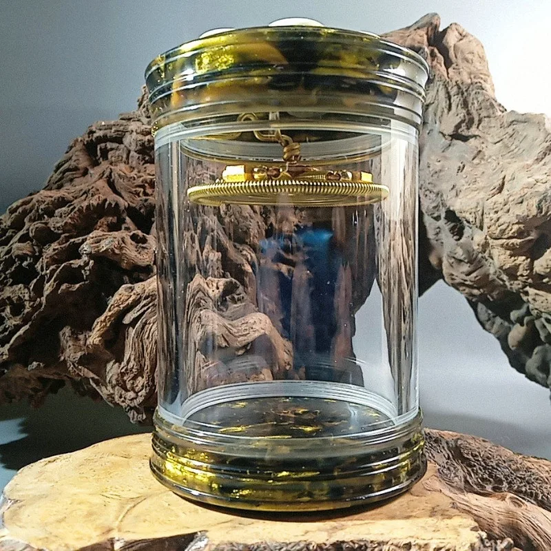 Black Grasshopper Calling Jar 1.5 Thick Brass Gall Spring