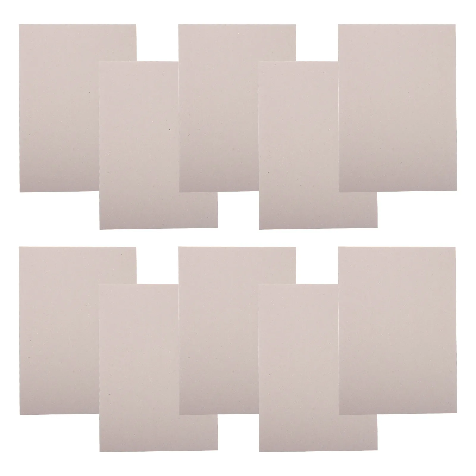 10Pcs Gray Cardstock Paperboard Thickened Double Sided DIY Paperboard Handmade Craft Supplies Greeting Cards Making