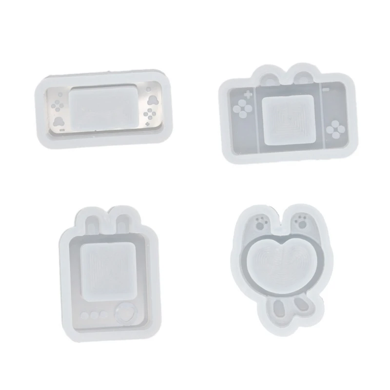 

Jewelry Pendant Epoxy Mold DIY Necklace Rabbit Pendant Mold Resin Shaker Mould X3UD