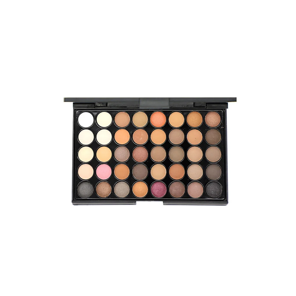 Ombre à barrage nacrée pour filles et dames, 40 couleurs, 256, smoky, maquillage multicolore, blallet (01)