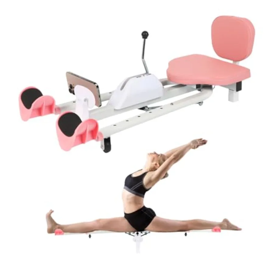 Beinstrecker - Split-Maschine für Beinstreckung Flexibilitäts-Trainingsgerät - Ballett Yoga Tanz Kampfkunst Rosa Neues Modell