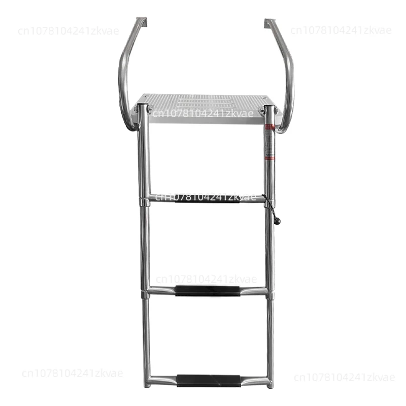 

Stainless steel speedboat, yacht marine launching ladder, non-slip folding telescopic launching ladder, boarding ladder step