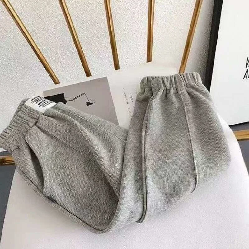 2024 New autumn Children Loose Toddler Boy autumn Winter baggy Pant baby girl Fashion Sports Pants Casual Middle School Students