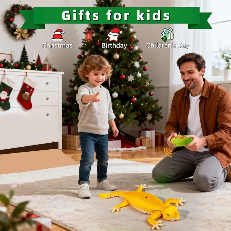 MACH-RC Gecko sobre orugas de pared, Robot de Control remoto recargable para niños, broma de práctica divertida para escalada en pared para niños y niñas