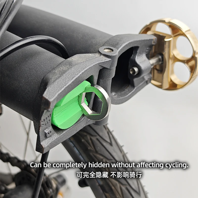 Bicycle Hidden Type Repair Kit For Brompton Magnet Frame Inner Storage Bag And Wrench Bicycle Mounting Repair Tool Box