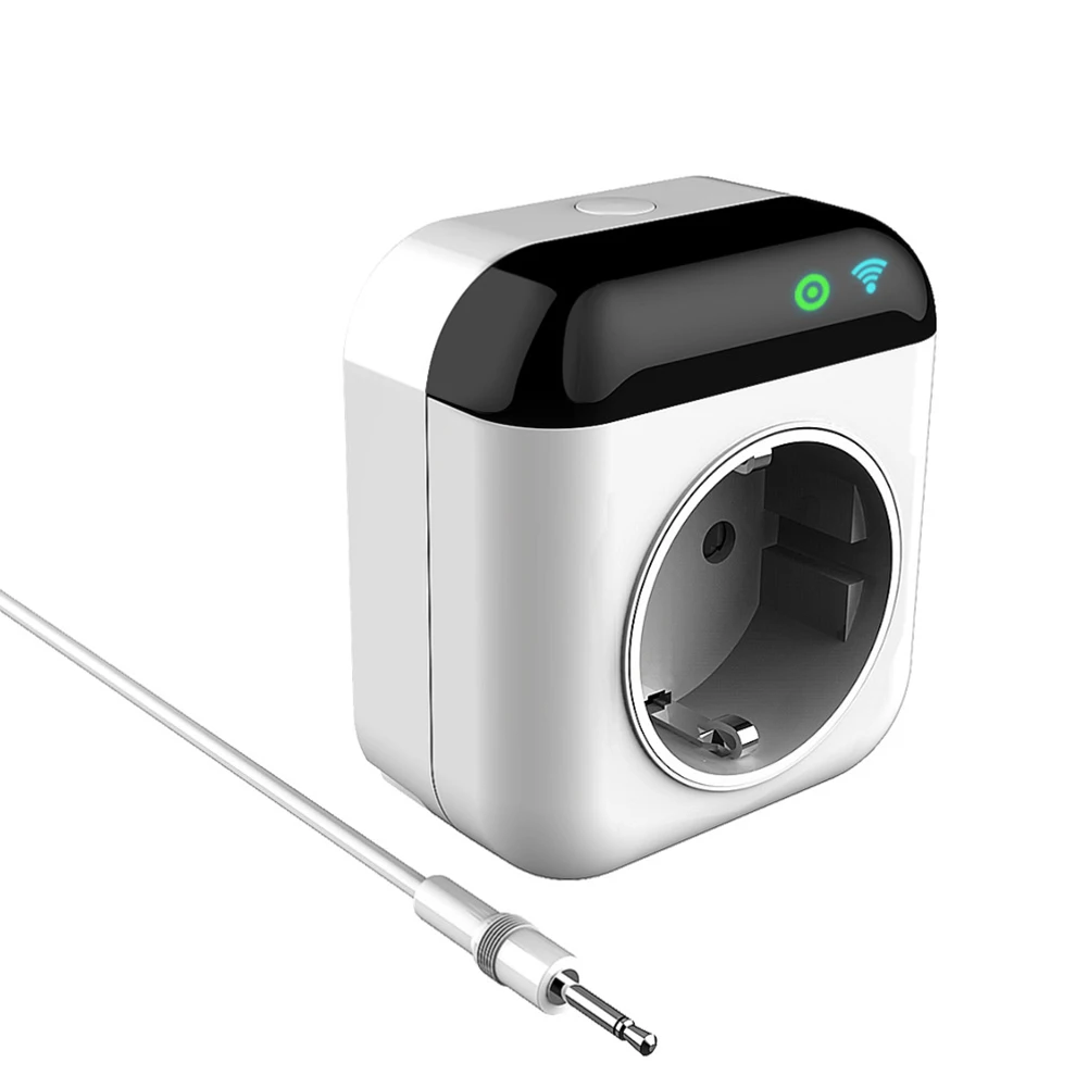 Remote Access Thermostat Programmable WiFi Socket Compatible With Assistant Countdown Timer Function Energy Efficiency Control