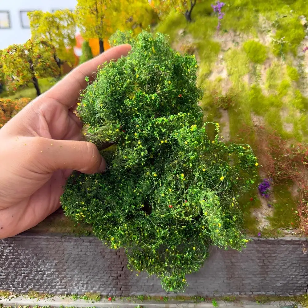 15g Miniature Landscape Sponge Grass Powder – Static Grass Shrub Material for DIY Diorama, Terrarium, Fairy Garden, Model Train