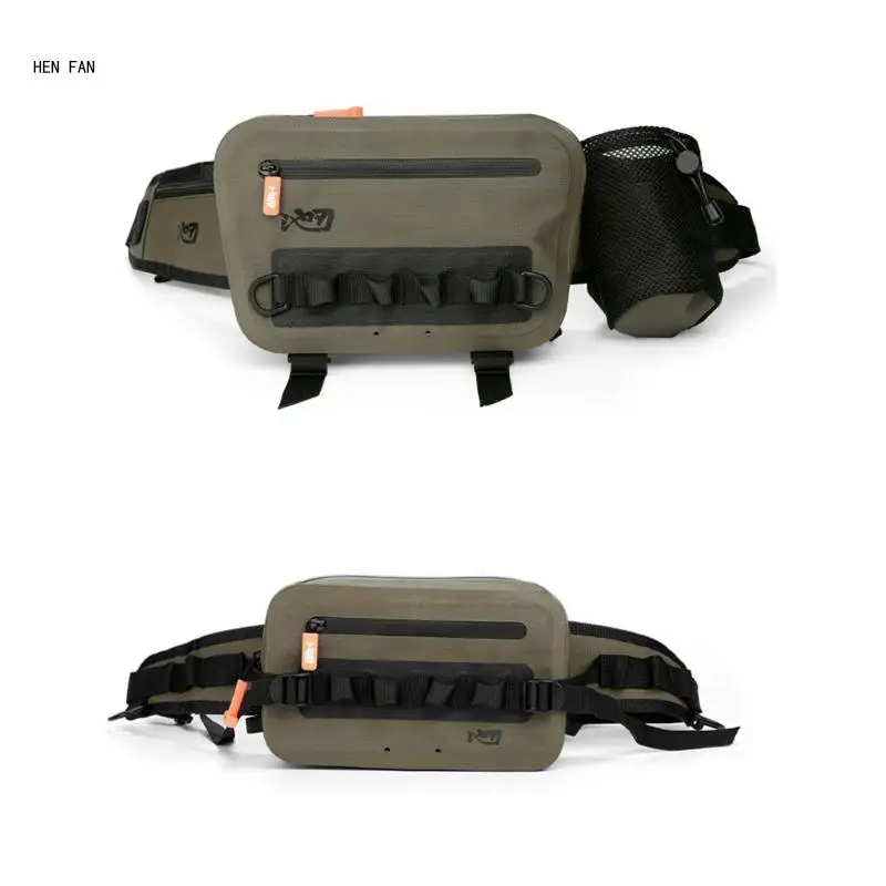 

Multifunctional Fishing Tackle Lures Bag Shoulder Bag Waist Pack Large Capacity M89D