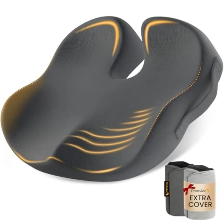 

Extra Large Seat Cushions for Office Chairs Ergonomic Memory Foam Seat Cushion for Home Car Seat Cushions for Driving Pressure