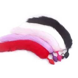 Soft Silicone Fox Tails Anal Plug Role Play Erotic Accessories Sex Shop Sex Toys for Couples Woman Men Gay BDSM Butt Plug