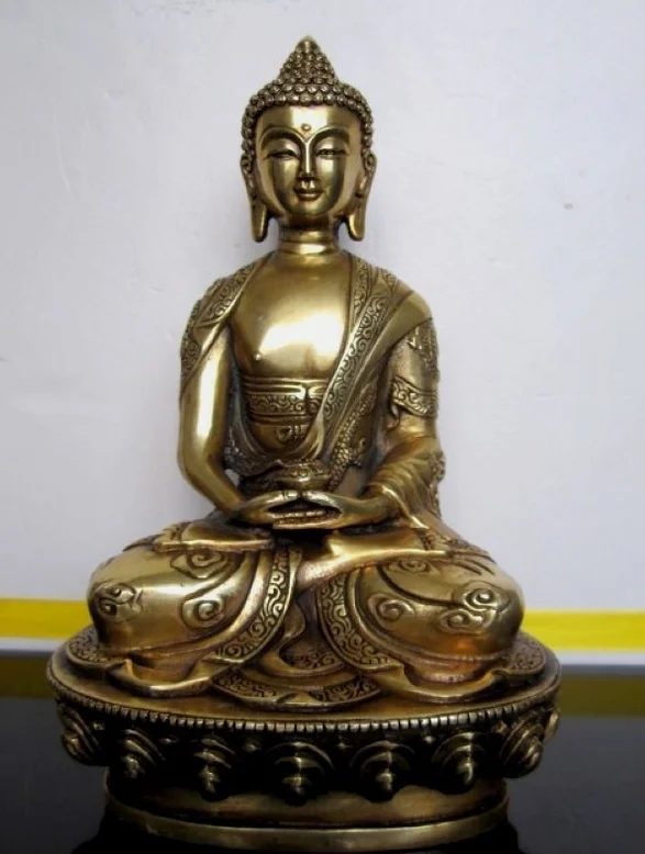 Aparimita Tibet Buddhis Amitabha bronze buddha dragon brass statue mantra