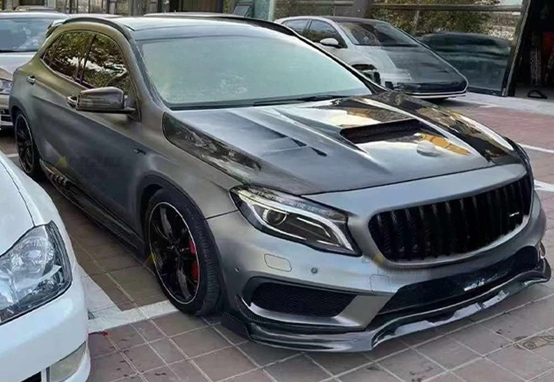 

Suitable for Mercedes-Benz GLA V Carbon Fiber Hood, Modified Bilateral Porous Design for A More Personalized Hood