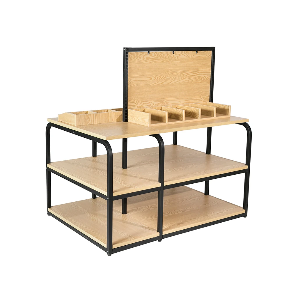 Top Selling Durable Grocery Store Display Rack Shelf Supermarket Wooden Shelf