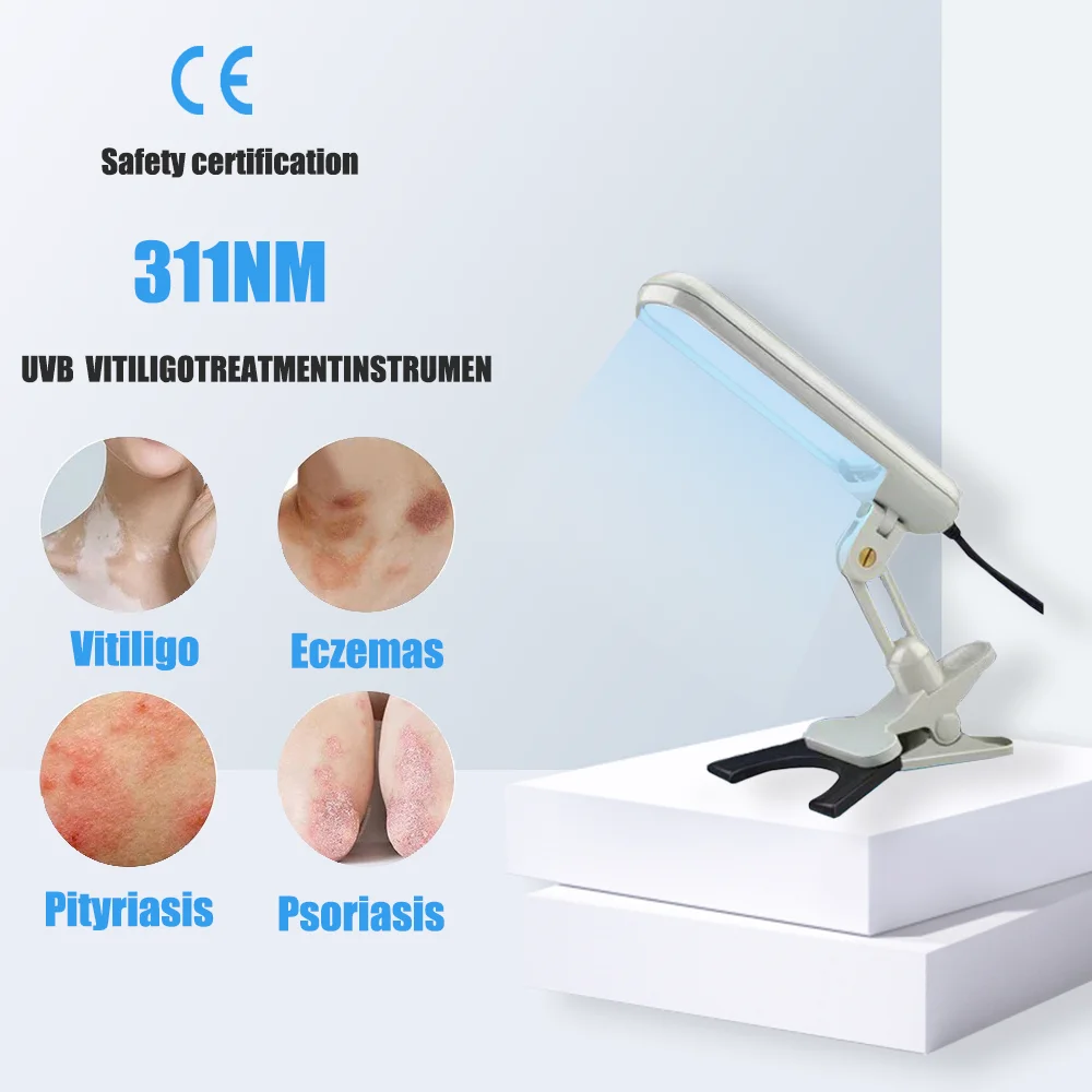 

311NM UVB Phototherapy Lamp Device for Vitiligo Treatment UV NarrowBand Ultraviolet Light Therapy Psoriasis Spots