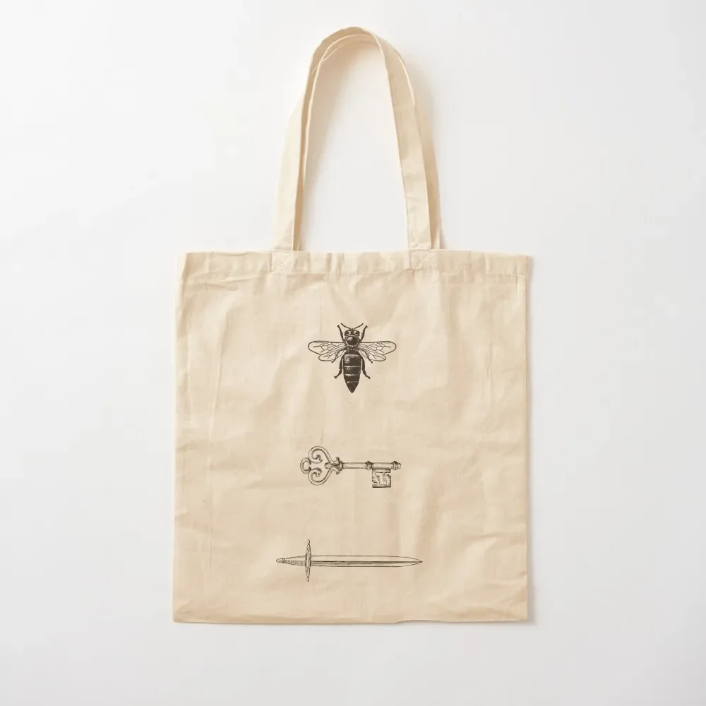 

Fantasy Fiction Starless Novel Sea Bee Key Sword Book Tote Bag Cloth bags supermarket folding bag canvas tote bags Tote Bag