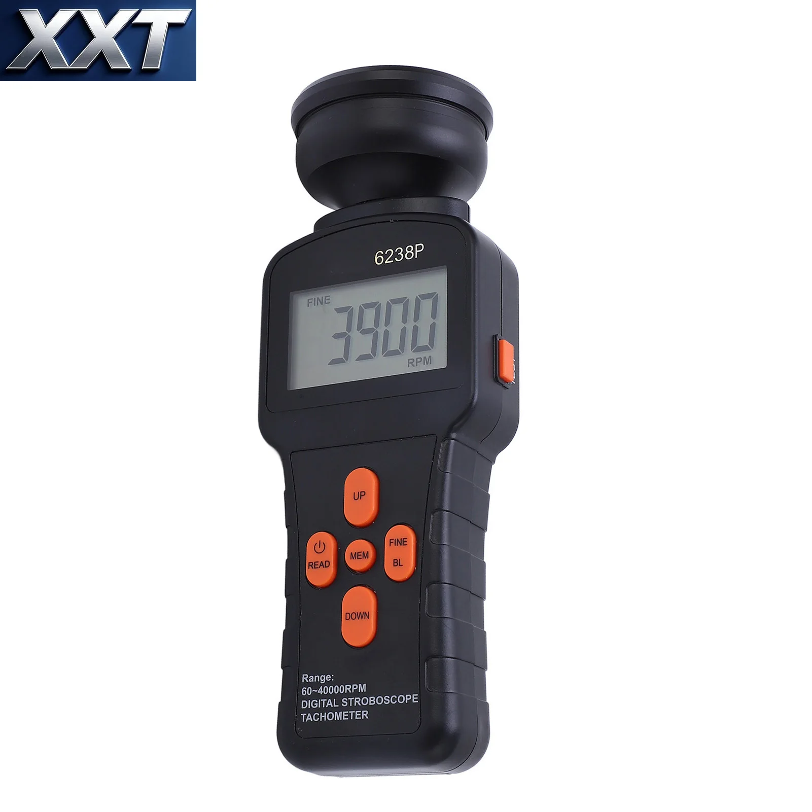 Large Screen Digital Flash Stroboscope Handheld Speed Meter Portable Unit For Industrial Rotation Revolution Measuring Work