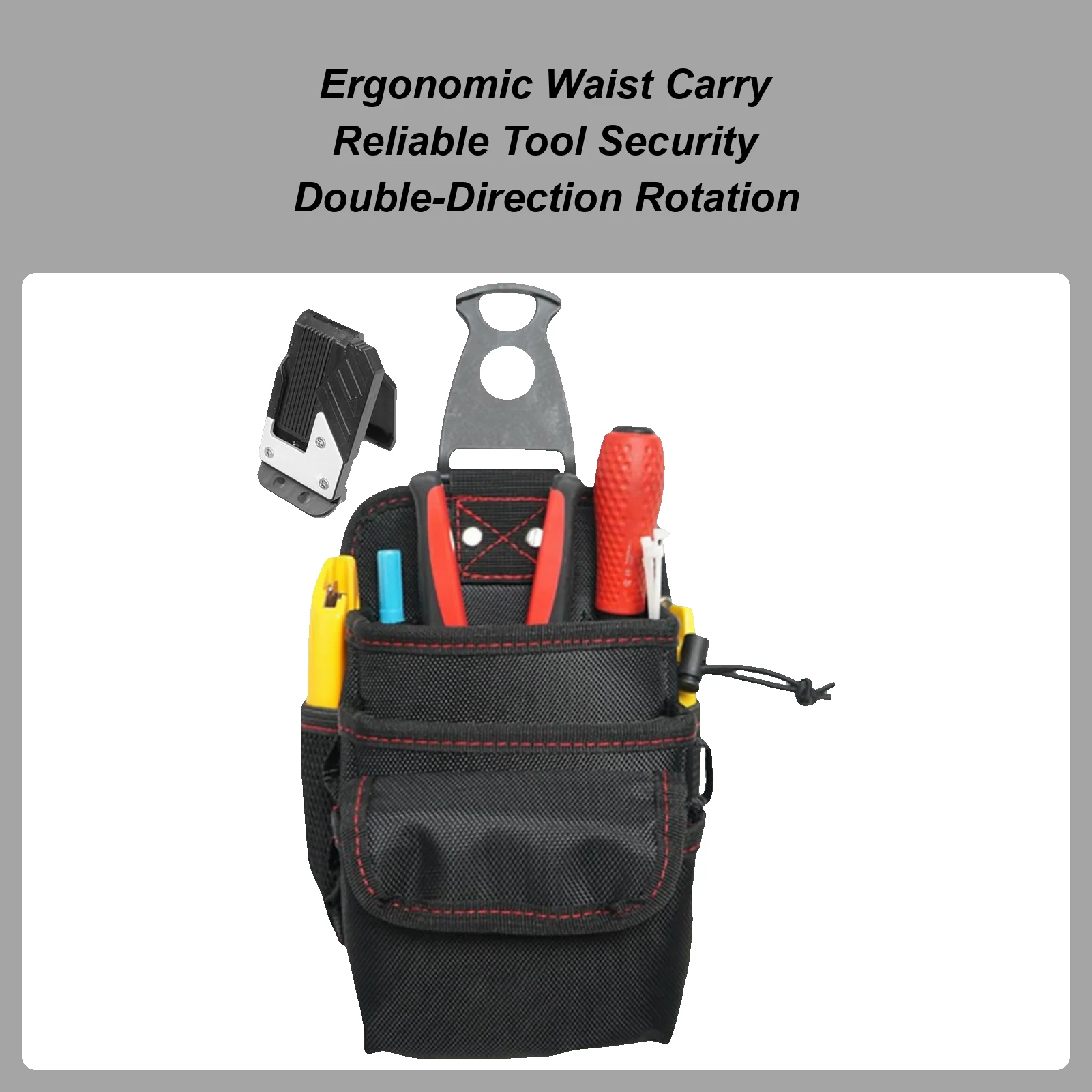 

Small Tool Belt Utility Belt Tool Holder Bag Waterproof Heavy-Duty Adjustable Fanny Pack For Construction Garden Repair