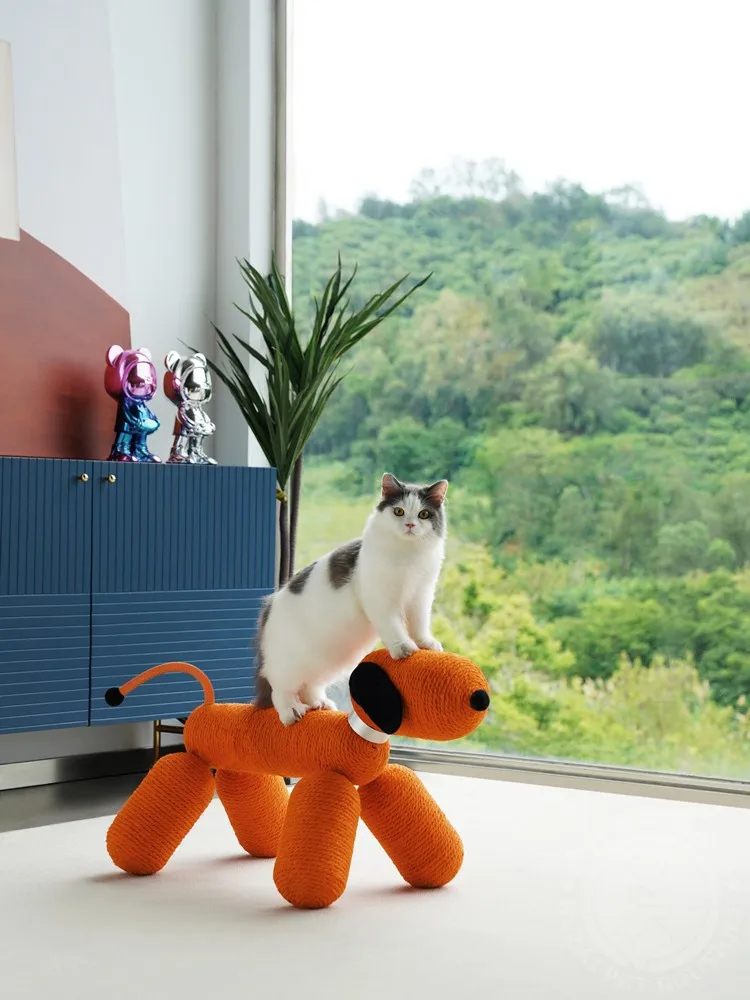 Balloon dog, small turtle, cat climbing rack, cat grabbing board, cat pillar, pet supplies, toys, household