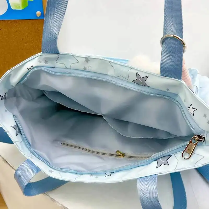 Neue Y2K Niedliche Stern-Comic Ita-Tasche Damen Mode Schultertaschen Lolita Mädchen Transparente Tragetasche DIY Display Umhängetasche Handtasche – Detail 26