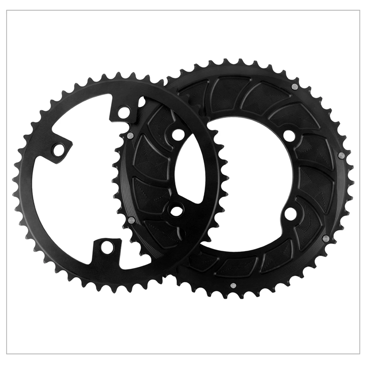 WUZEI 110BCD Doppelkettenblatt 2x 10/11/12-fach Rennrad-Kettenblatt für Shimano 105 5800 6800 48T/33T 50T/34T 52T/36T 53T/39T – Detail 25