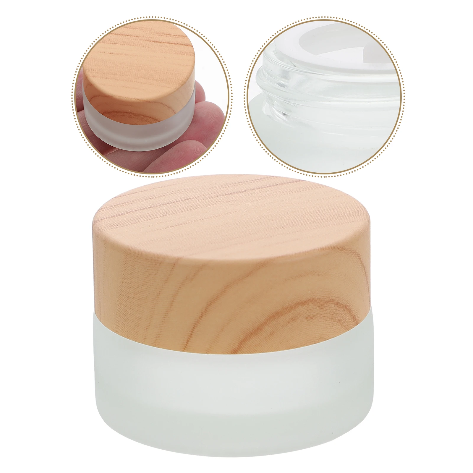 

Creative Small Glass Art Cup With Lid Manicure Pen Cleaning Tool Powder Mixing Bowl Frosted Container For Nail Salon Home Use