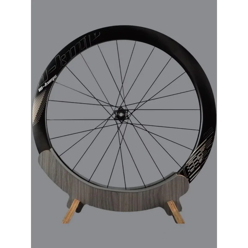 700C Ultra-Light 50mm Carbon Fiber Disc Brake Clincher Wheelset with Aerodynamic Design for Road Racing