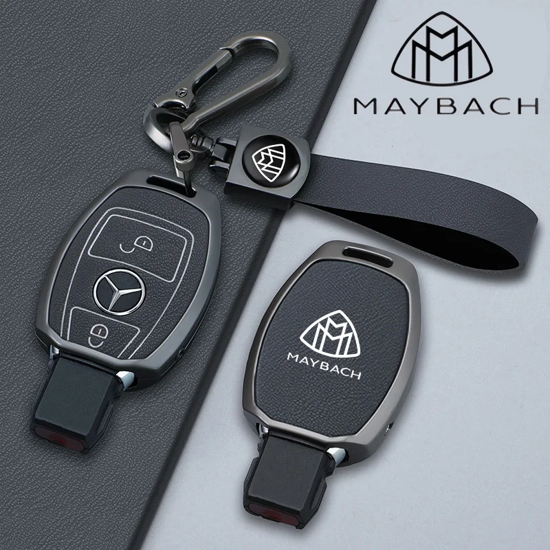 

Car Key Case Cover Shell Fob For Mercedes Bnez CLA GLC GLA GLK W203 W210 W211 W204 W176 A B C E R Class AMG Accessories