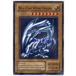 Yugioh KA-05 Blue-Eyes White Dragon - Common - lightly played Yu-Gi-Oh Card Collection (Original) Gift Toys