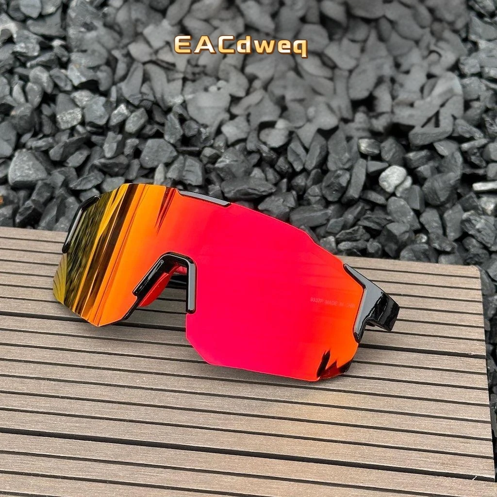 

New Cycling Goggles Oversized Decor Women's Sports Anti UV Sunglasses Men's Outdoor Brand Design Sun Glasses for Hiking