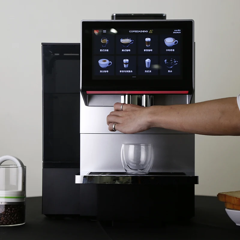 Office Smart Coffe Bean to Cup Dr Gt2 Fully Automatic Commercial Expresso Espresso Coffee Machine Maker With Grinder