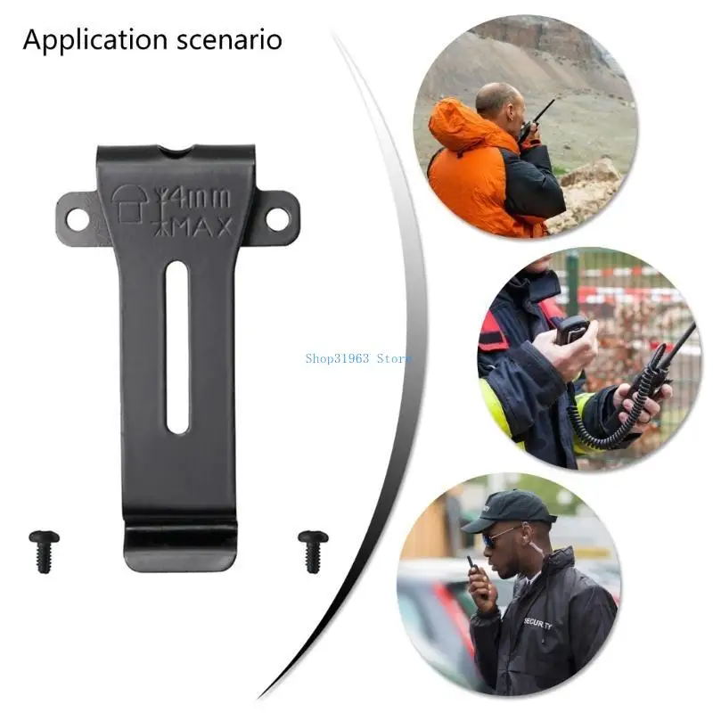 L4MA Universal Multiple Angled Adjustable Clip For Two Way Radio Handfree Convenience