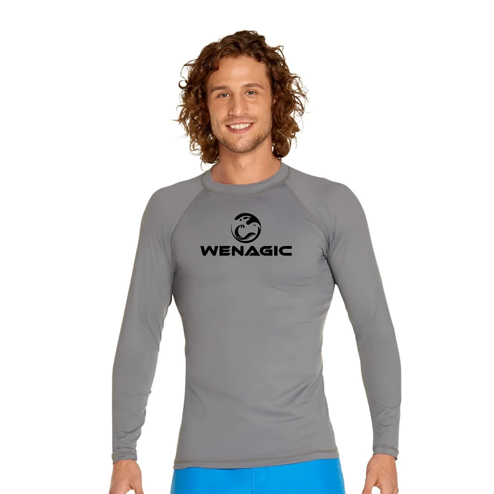 UV Protection Lycra Rashguard Men Long Sleeve Swimsuit Rash Guard Quick Dry Surf Driving T Shirt Swimming 6XL Swim Gym Clothes