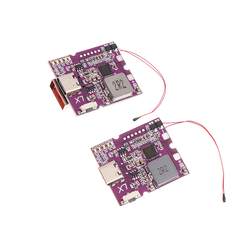 Placa de circuito de módulo de potencia móvil de carga rápida bidireccional, Banco de energía de 22,5 W con soporte USB tipo C Digital/ligero PD/QC