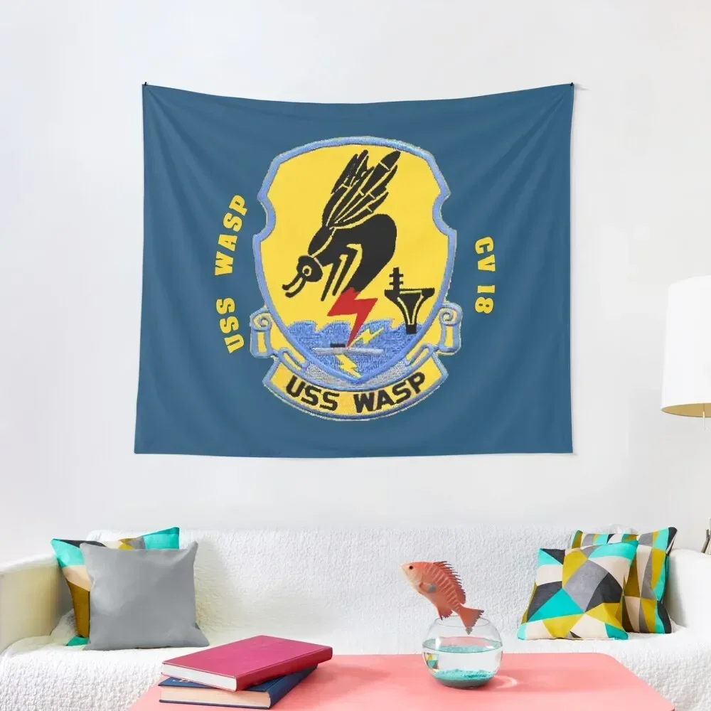 

USS Wasp (CV/CVA/CVS-18) for Dark Colors Tapestry Anime Decor Room Decor For Girls Wallpaper Bedroom Tapestry