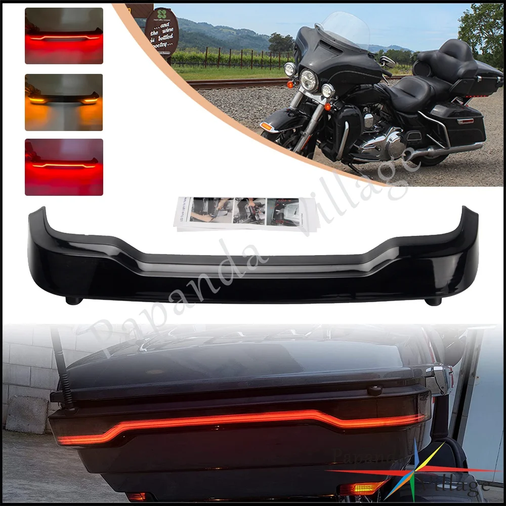 

Smoke King Tour Pack Pak LED Brake Turn Tail Lamp Kit for 14-2022 Harley Touring Road/Street/Electra Glide Taillight Accessories