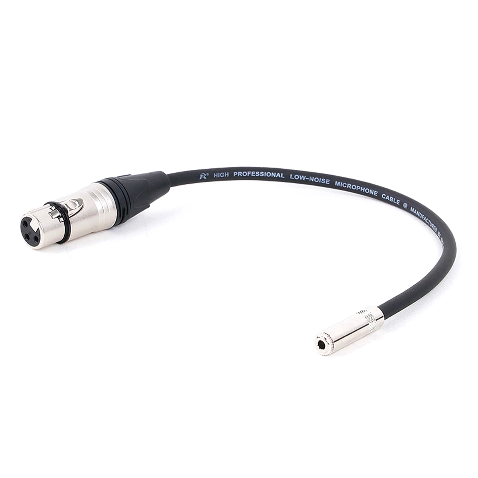 XLR to 3.5mm Cable 3-Pin XLR Male/Female to 3.5mm 1/8\'\' TRS Female Stereo Adapter Extension Mic Cord for Microphone 3.5 to XLR