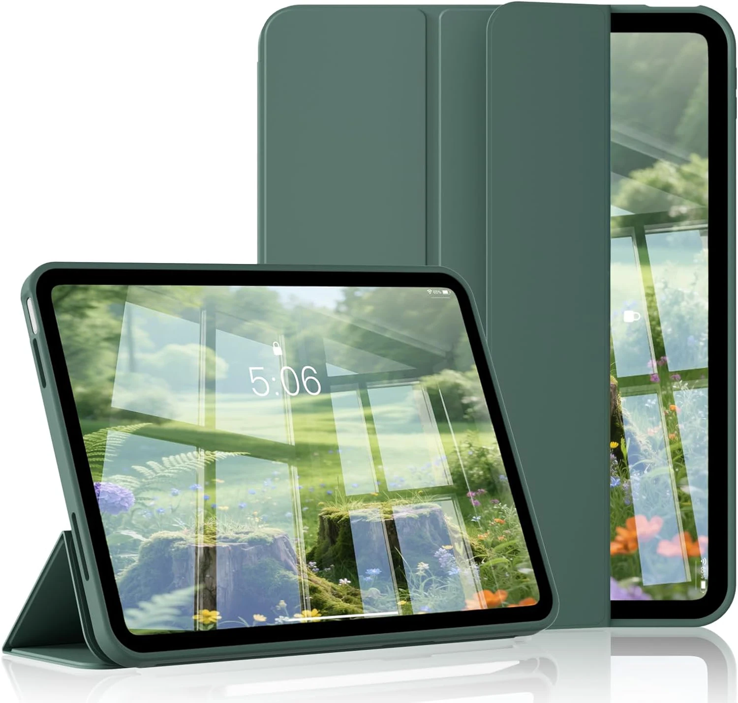 Case voor iPad 11e generatie A16 Pro Air 13 11 M3 M2 2025 12.9 9 8 7 6 5 4 10e generatie Mini 7 6 Magnetische Flip Stand Tablet Hoes Zachte Achterkant Beschermhoes